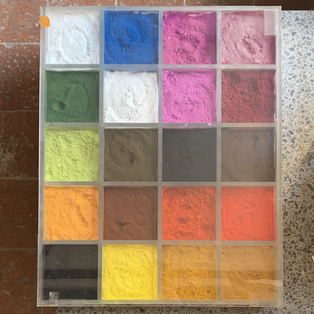 Boîte à pigments